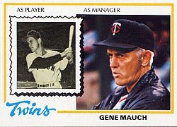 1978 Topps Baseball Cards      601     Gene Mauch MG